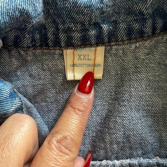 Peppa Pig Kids Denim Character Vest Blue Size XXL/US 8 - Picture 5 of 5